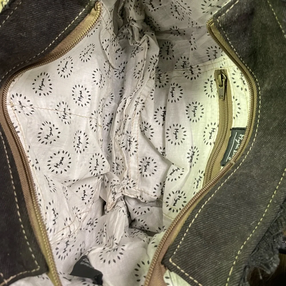 NWT Silver Surfer Genuine leather, hair and canvas bag - Picture 3 of 3